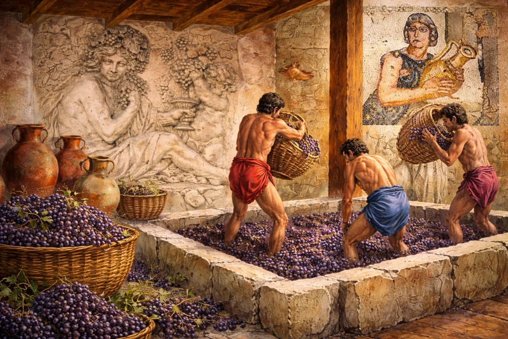 El vino, y la antigua Roma